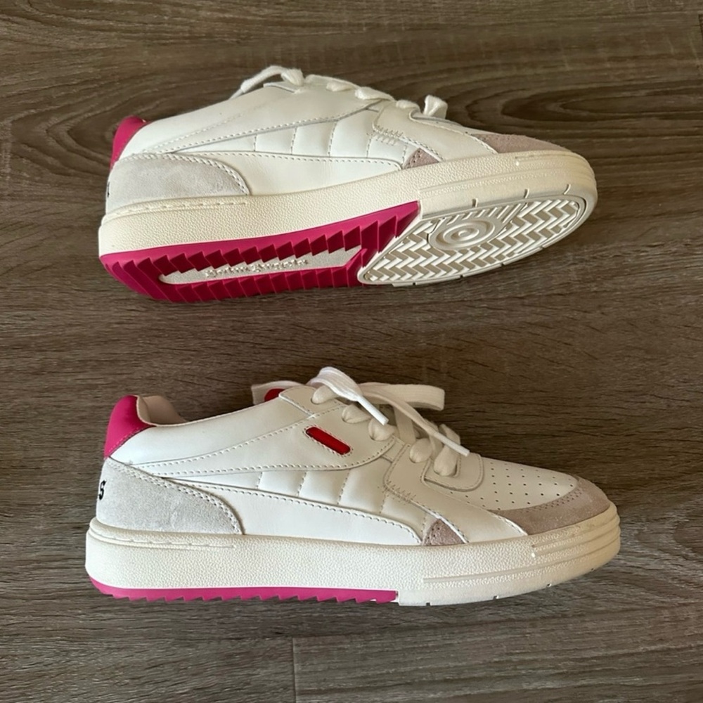 Palm Angels University Sneakers in Fuschia White / Size 38 - Picture 6 of 12